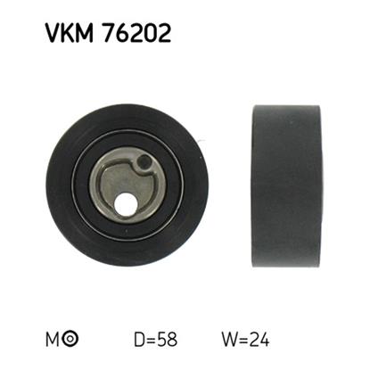 SKF Timing Cam Belt Tensioner Pulley VKM 76202