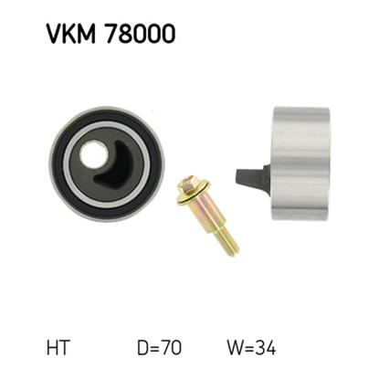 SKF Timing Cam Belt Tensioner Pulley VKM 78000