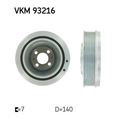 SKF Crankshaft Belt Pulley VKM 93216