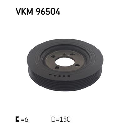 SKF Crankshaft Belt Pulley VKM 96504