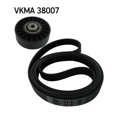 SKF Poly Fan V Ribbed Belt Set VKMA 38007
