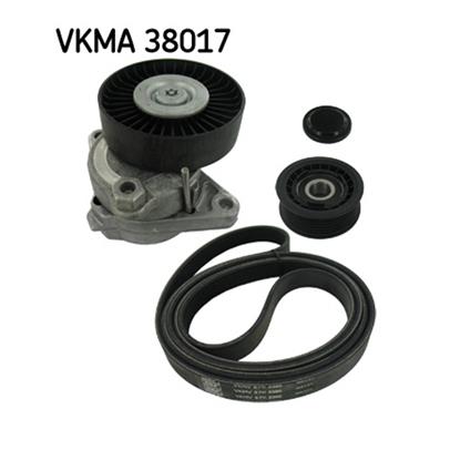 SKF Poly Fan V Ribbed Belt Set VKMA 38017