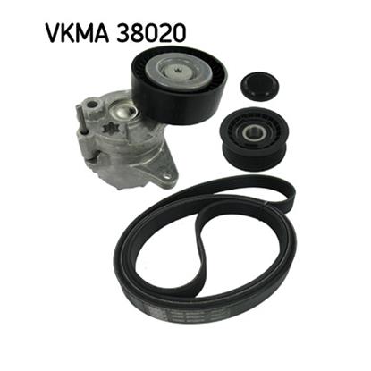 SKF Poly Fan V Ribbed Belt Set VKMA 38020