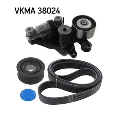 SKF Poly Fan V Ribbed Belt Set VKMA 38024