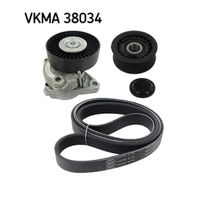SKF V-Ribbed Belt Set VKMA 38034