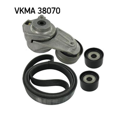 SKF Poly Fan V Ribbed Belt Set VKMA 38070
