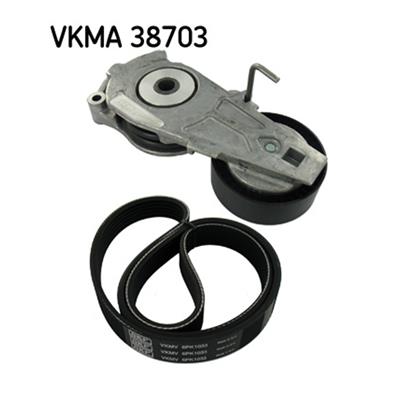 SKF Poly Fan V Ribbed Belt Set VKMA 38703