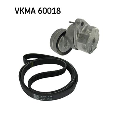 SKF Poly Fan V Ribbed Belt Set VKMA 60018