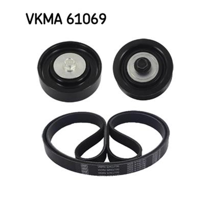 SKF Poly Fan V Ribbed Belt Set VKMA 61069