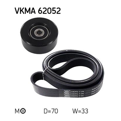 SKF V-Ribbed Belt Set VKMA 62052