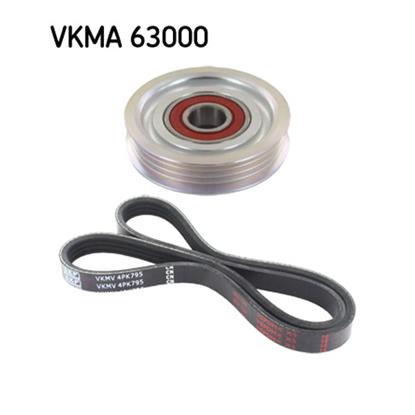 SKF Poly Fan V Ribbed Belt Set VKMA 63000