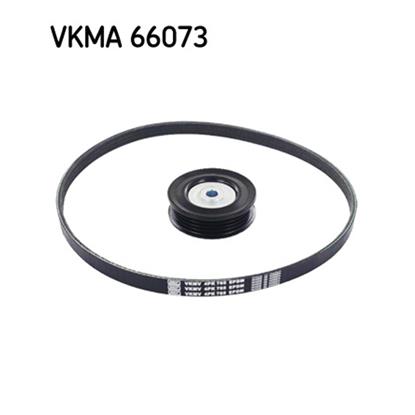 SKF Poly Fan V Ribbed Belt Set VKMA 66073