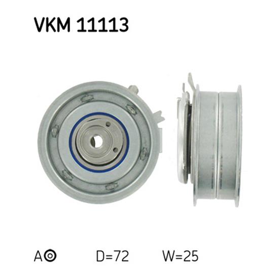 SKF Timing Cam Belt Tensioner Pulley VKM 11113