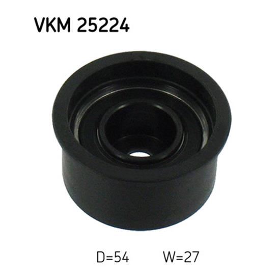 SKF Timing Cam Belt Deflection Guide Pulley VKM 25224