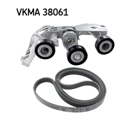 SKF Poly Fan V Ribbed Belt Set VKMA 38061