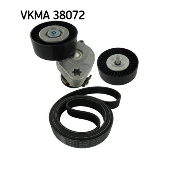 SKF Poly Fan V Ribbed Belt Set VKMA 38072