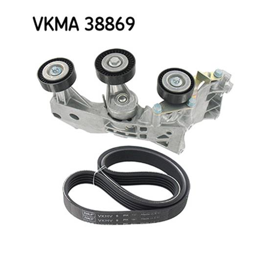 SKF V-Ribbed Belt Set VKMA 38869