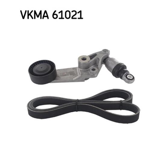 SKF Poly Fan V Ribbed Belt Set VKMA 61021