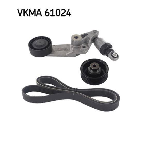 SKF Poly Fan V Ribbed Belt Set VKMA 61024