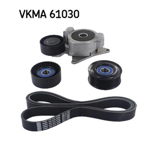 SKF Poly Fan V Ribbed Belt Set VKMA 61030