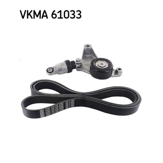 SKF Poly Fan V Ribbed Belt Set VKMA 61033