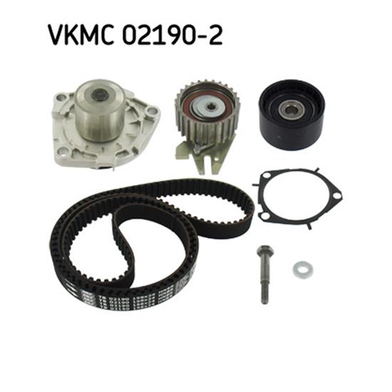 SKF Water Pump And Timing Belt Set VKMC 02190-2