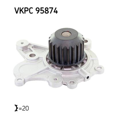SKF Water Pump VKPC 95874